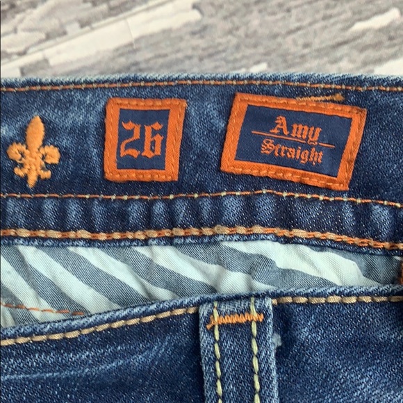 Rock Revival ‘Amy’ Straight Fit Jeans - 26 x 33 - Picture 13 of 13